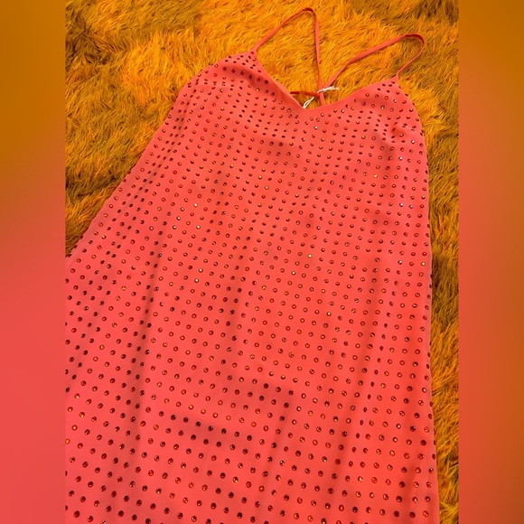 Marciano Designer GUESS Bejeweled Rhinestone Criss Cross Strappy Tank - Picture 2 of 8